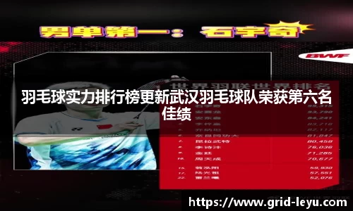 羽毛球实力排行榜更新武汉羽毛球队荣获第六名佳绩